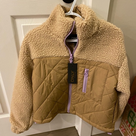 ONLY liva teddy jacket - Nomad BNWT - Picture 2 of 2
